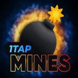 1Tap Mines game by Turbo Games – logo hosted on Slotrize Casino
