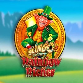 Official Casino Games logo: Slingo Rainbow Riches by Gaming Realms at Slotrize Casino