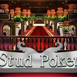 Stud Poker 3D slot logo by iSoftBet at Slotrize Casino