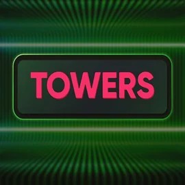 Towers slot logo by Turbo Games at Slotrize Casino